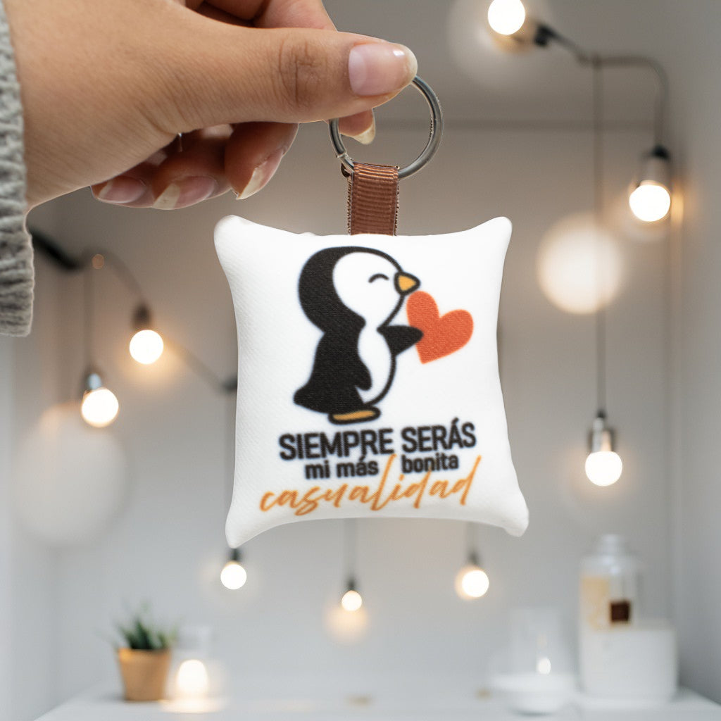 Llavero Almohadita Linda Casualidad