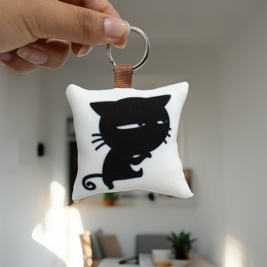 Llavero Almohadita Gato Cool