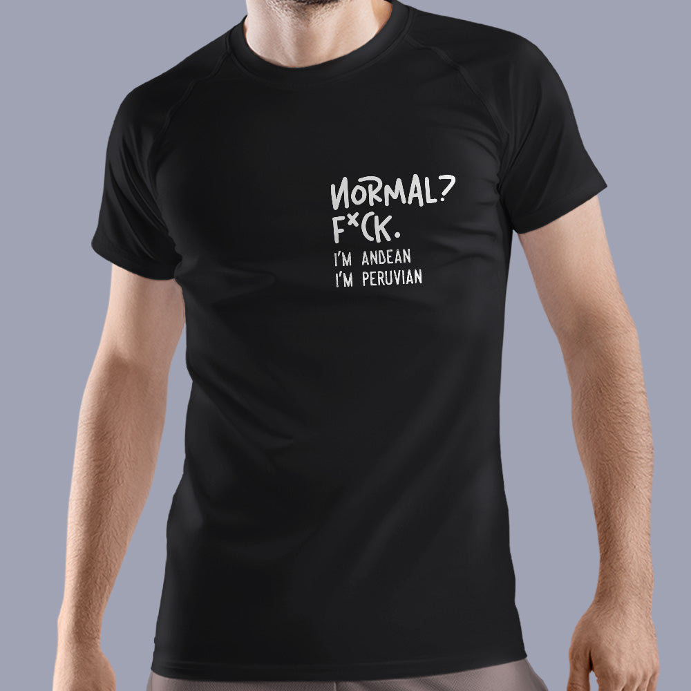 Polo negro manga corta Normal? F*ck